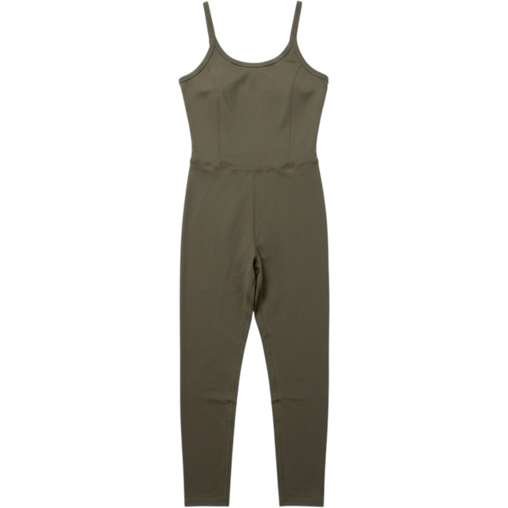 Z by Zella Womens Olive Green Active Camisole Jumpsuit Size L NWT